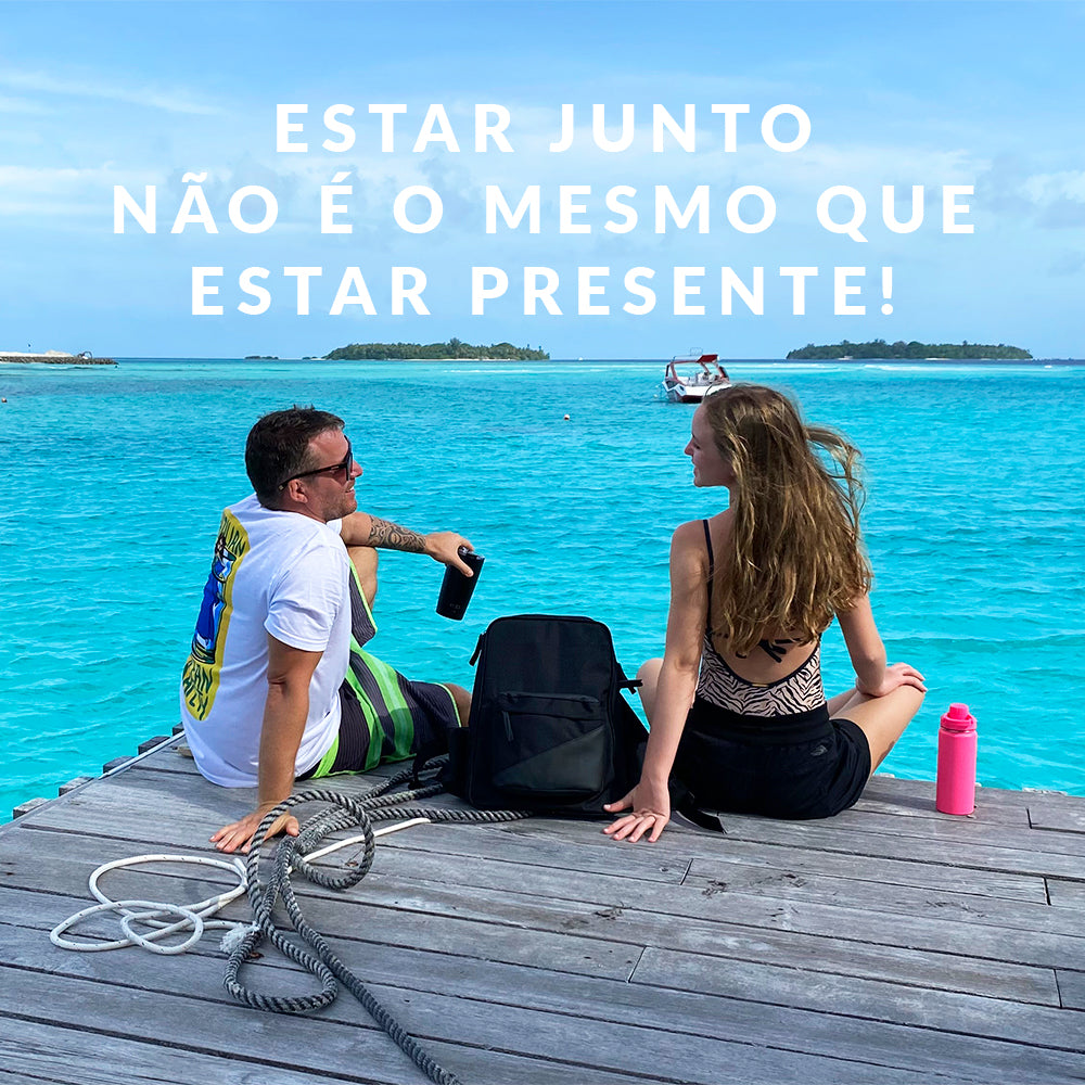 Estar junto não é o mesmo que estar presente!