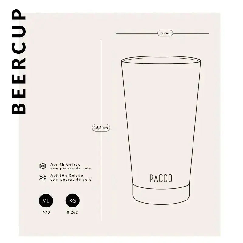 Copo Térmico BeerCup 473ml