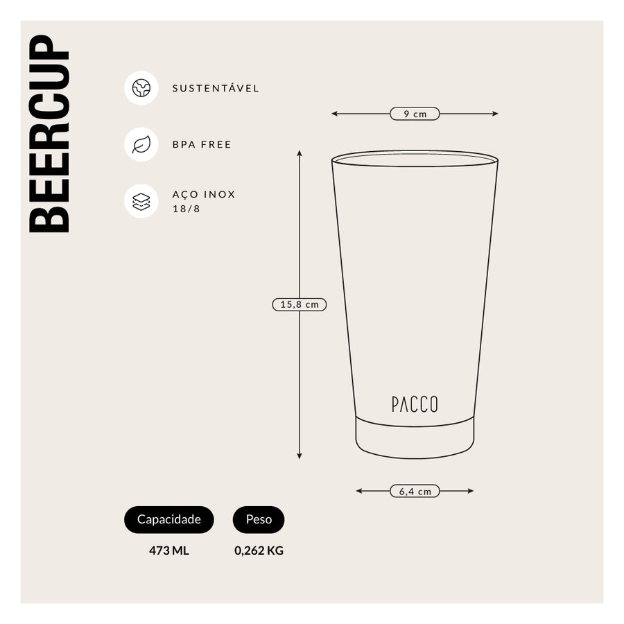 Copo Térmico BeerCup 473ml