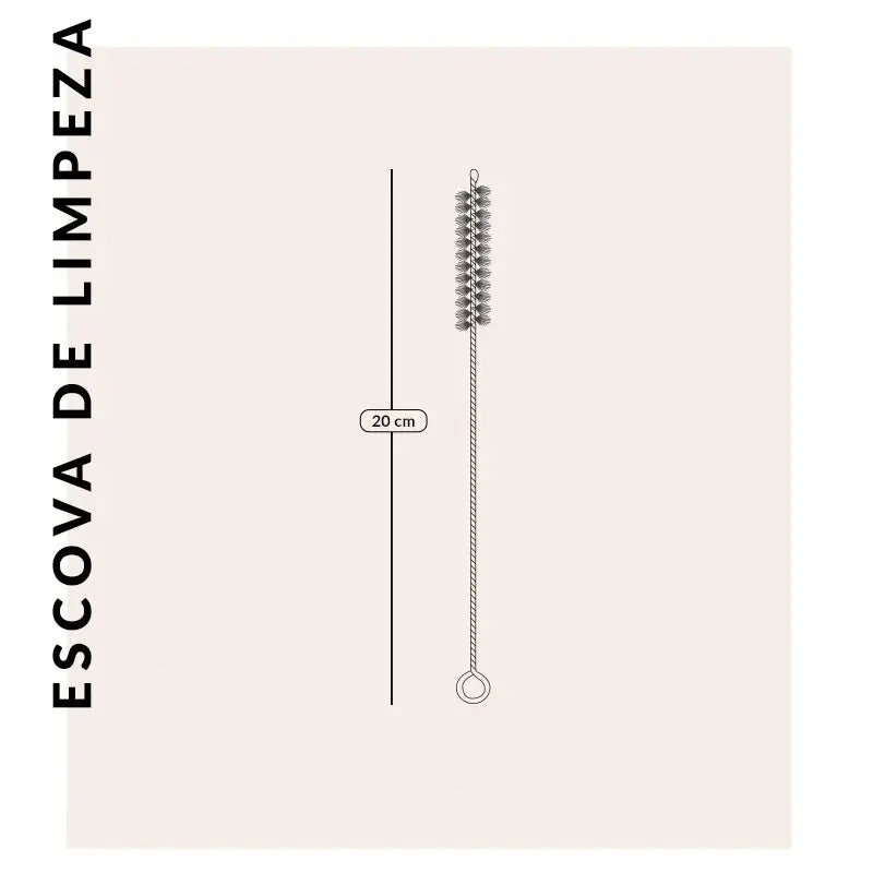 Escova de Limpeza Eco Canudo
