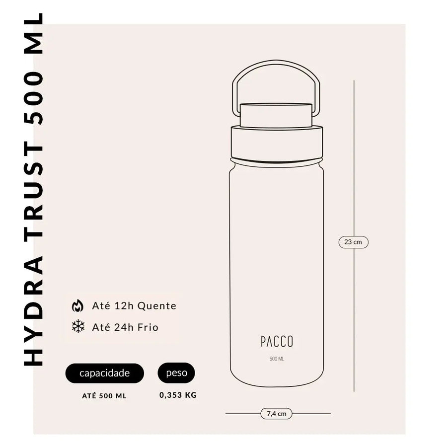 Garrafa Térmica Hydra Trust 500ml