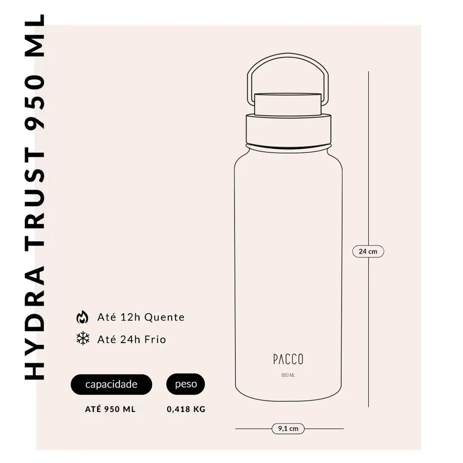 Garrafa Térmica Hydra Trust 950ml