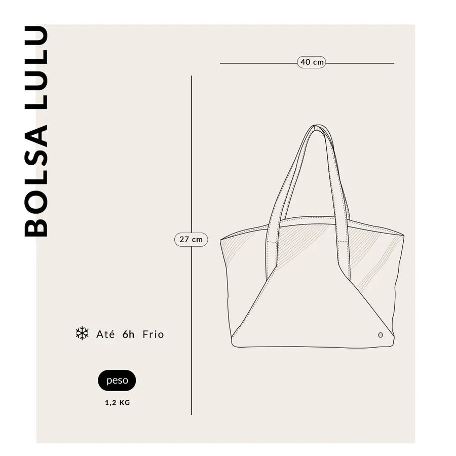 Bolsa com Necessaire Térmica Lulu