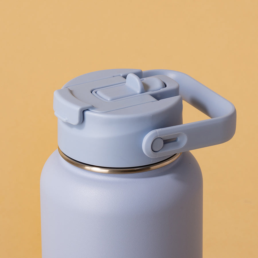 Hydra Duo - Garrafa Térmica Hydra V2 Lavanda 950ml e Tampa Duo Lavanda