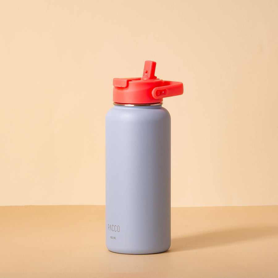 Hydra Duo - Garrafa Térmica Hydra V2 Lavanda 950ml e Tampa Duo Lovely Coral