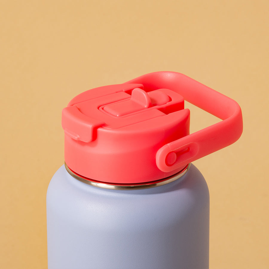 Hydra Duo - Garrafa Térmica Hydra V2 Lavanda 950ml e Tampa Duo Lovely Coral