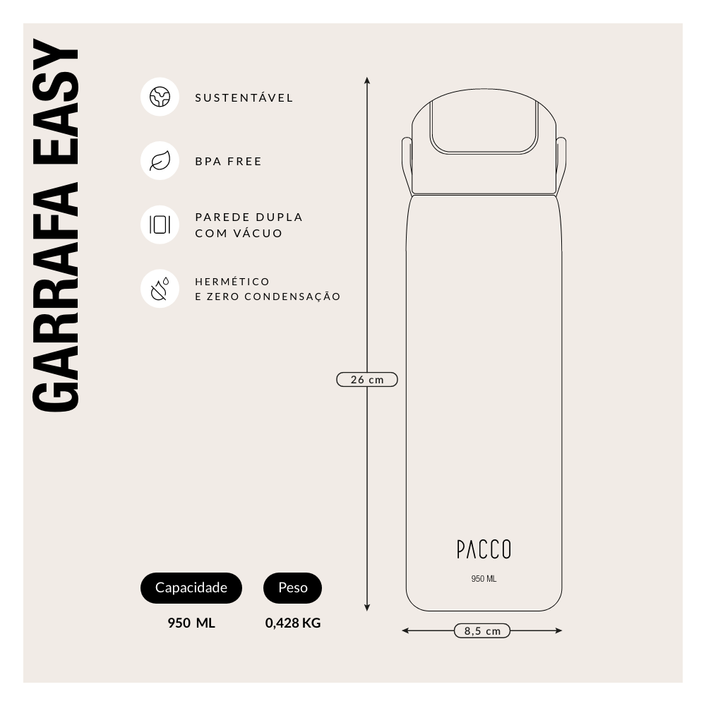 Garrafa Térmica Easy