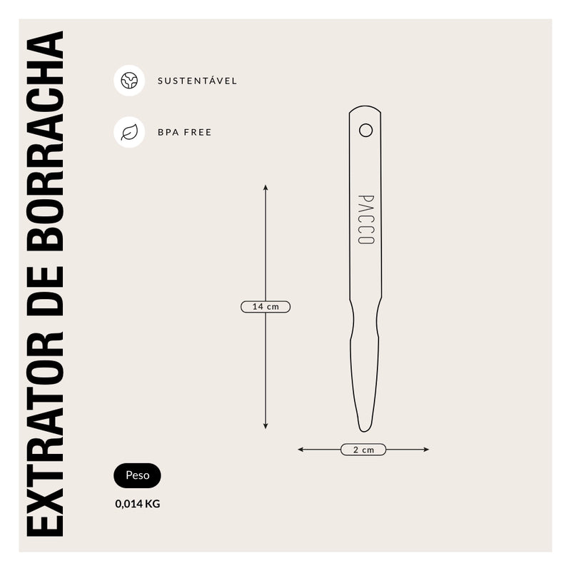 Extrator de Borracha para Higienização