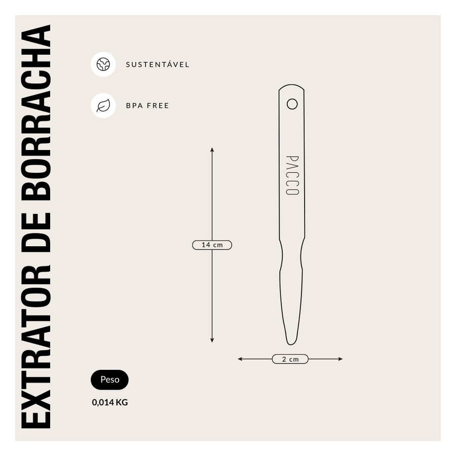 Extrator de Borracha para Higienização