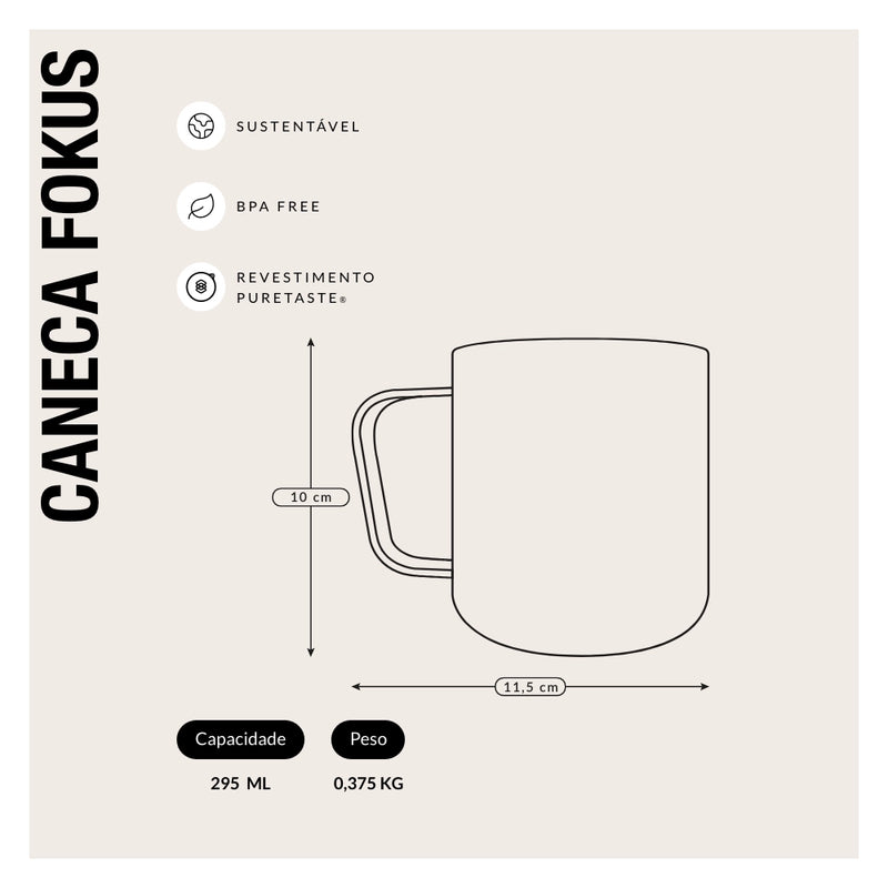 Caneca Fokus 295ml