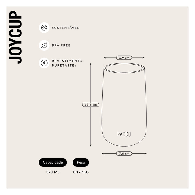 Copo Térmico JoyCup 370ml
