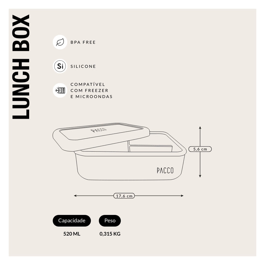 Lunch Box em Silicone