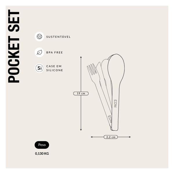 Kit de Talheres PocketSet