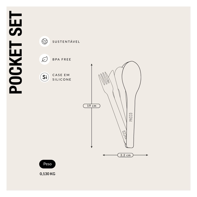 Kit de Talheres PocketSet