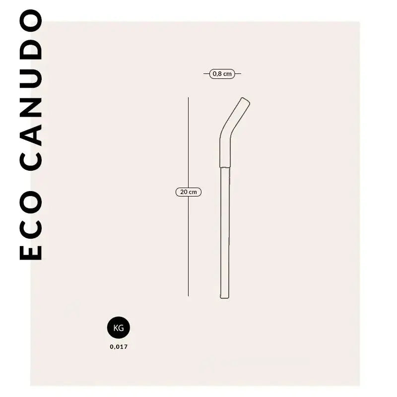 Eco Canudo em Inox