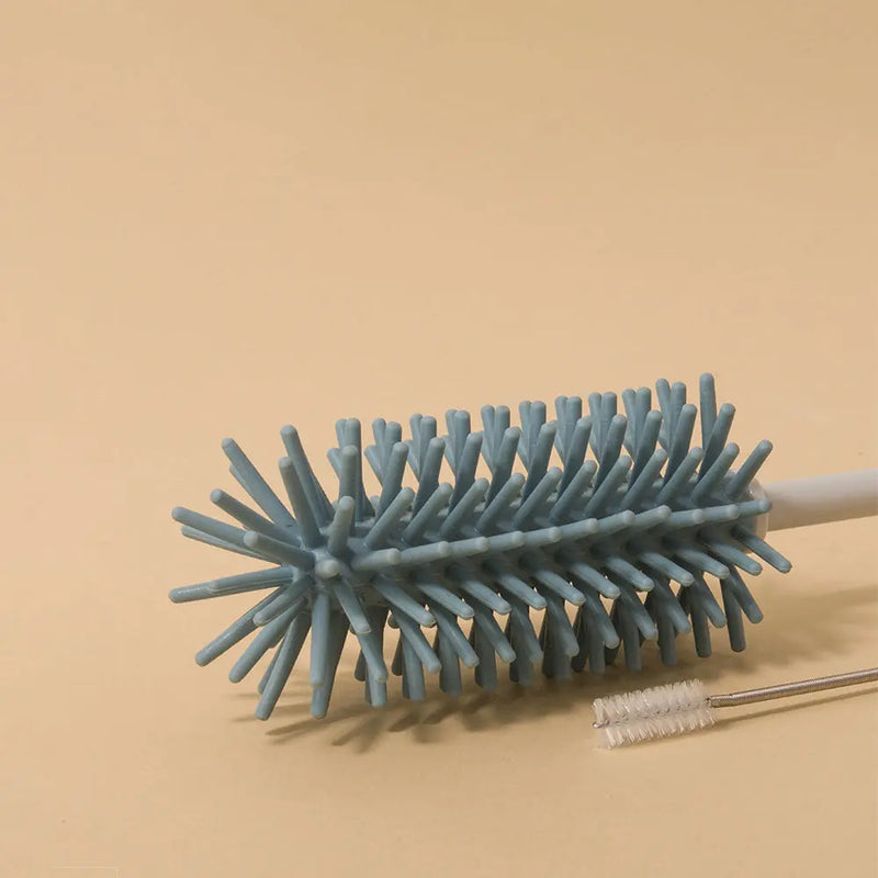 Escova de Limpeza em Silicone 2 em 1