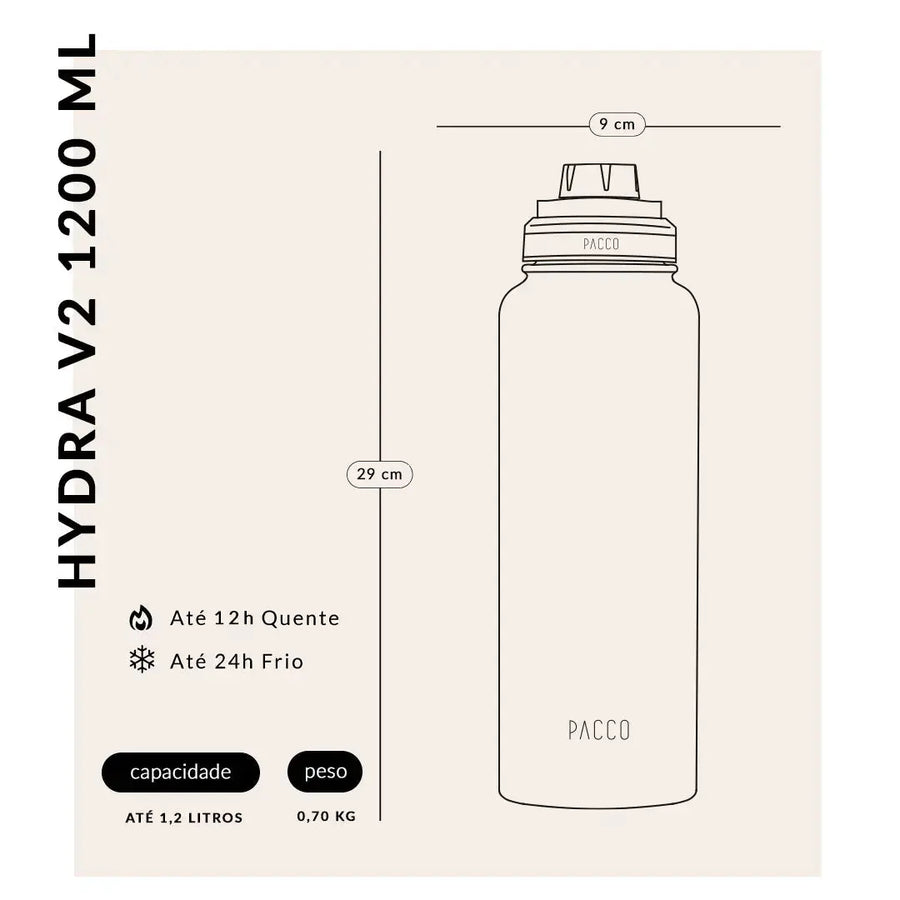 Garrafa Térmica Hydra V2 1200ml