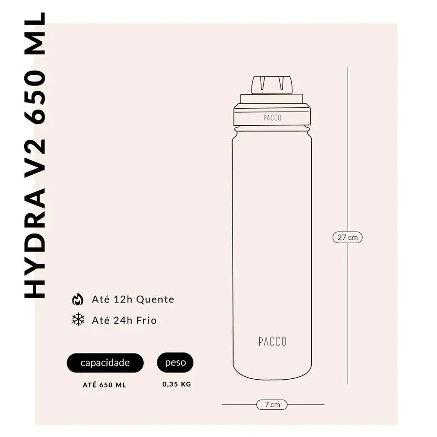 Garrafa Térmica Hydra V2 650ml