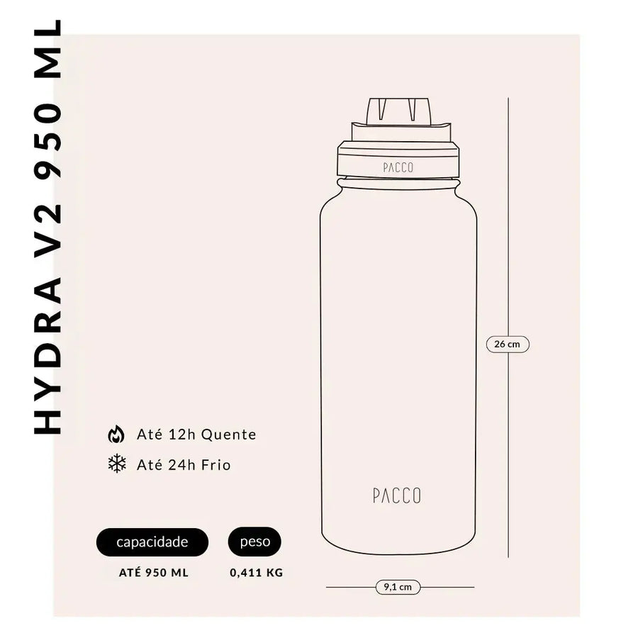 Garrafa Térmica Hydra V2 950ml