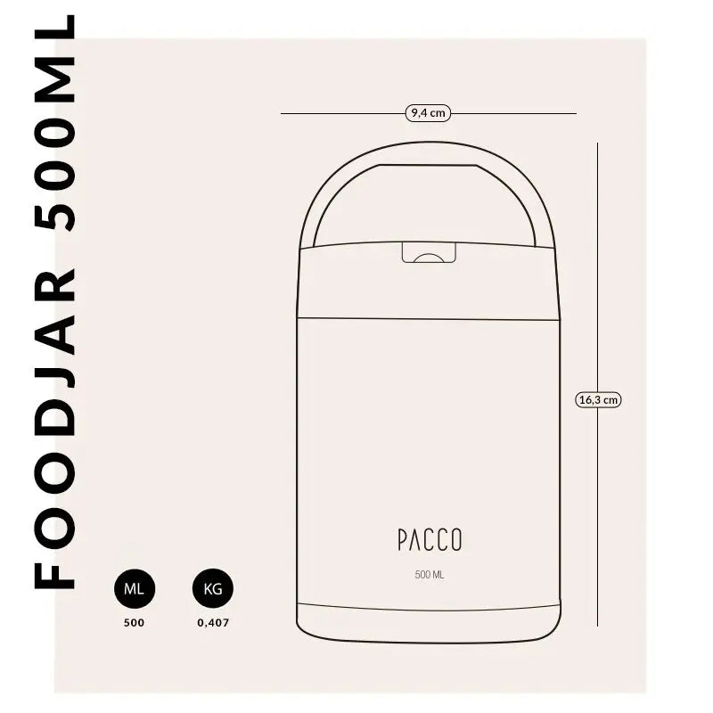 Pote Térmico Foodjar 500ml