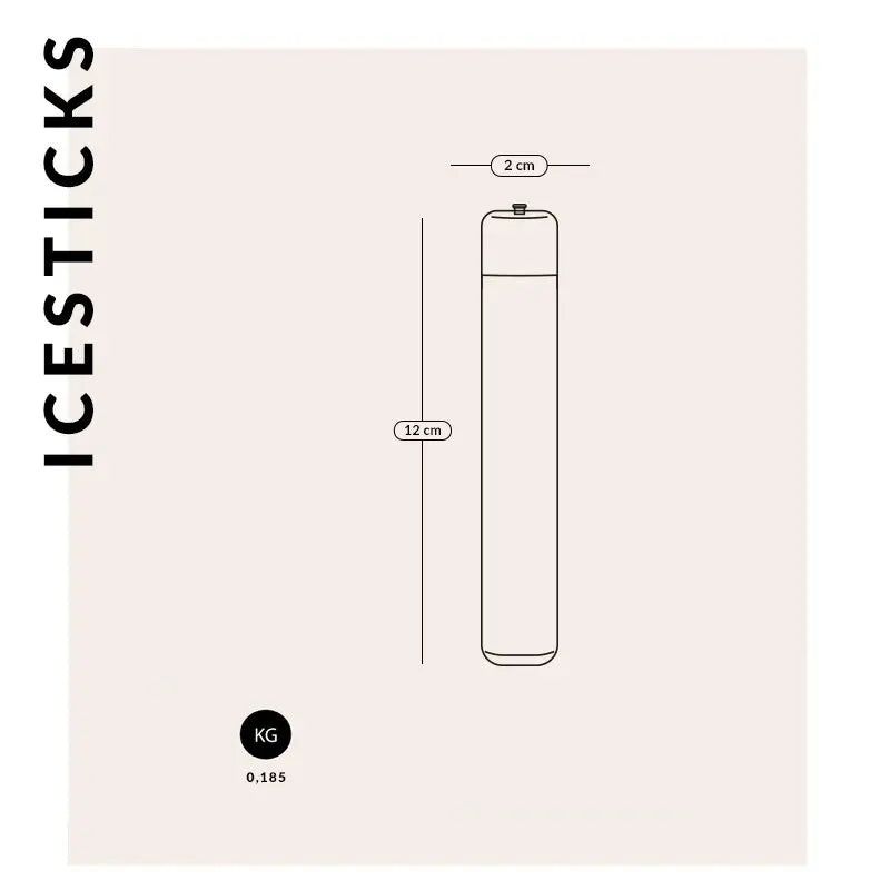 Gelo Reutilizável IceSticks - 6 unidades