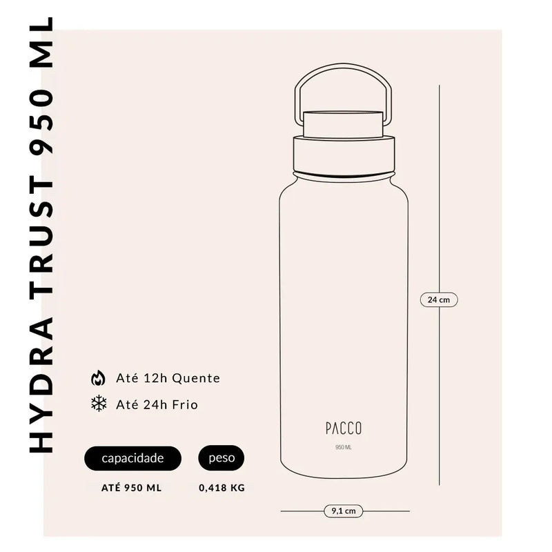 Garrafa Térmica Hydra Trust 950ml