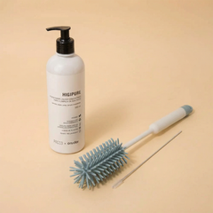 Kit Higienização - Escova 2 em 1 e Higienizador Higipure 500ml