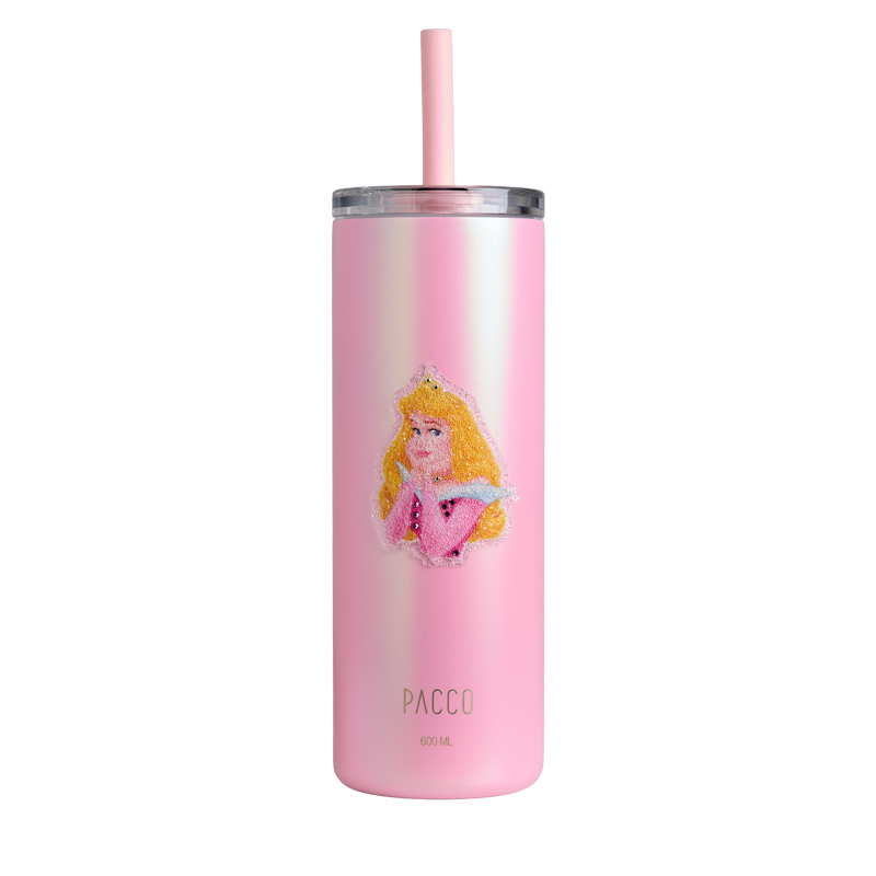 Copo Térmico Slim Cup com Canudo Disney Swarovski