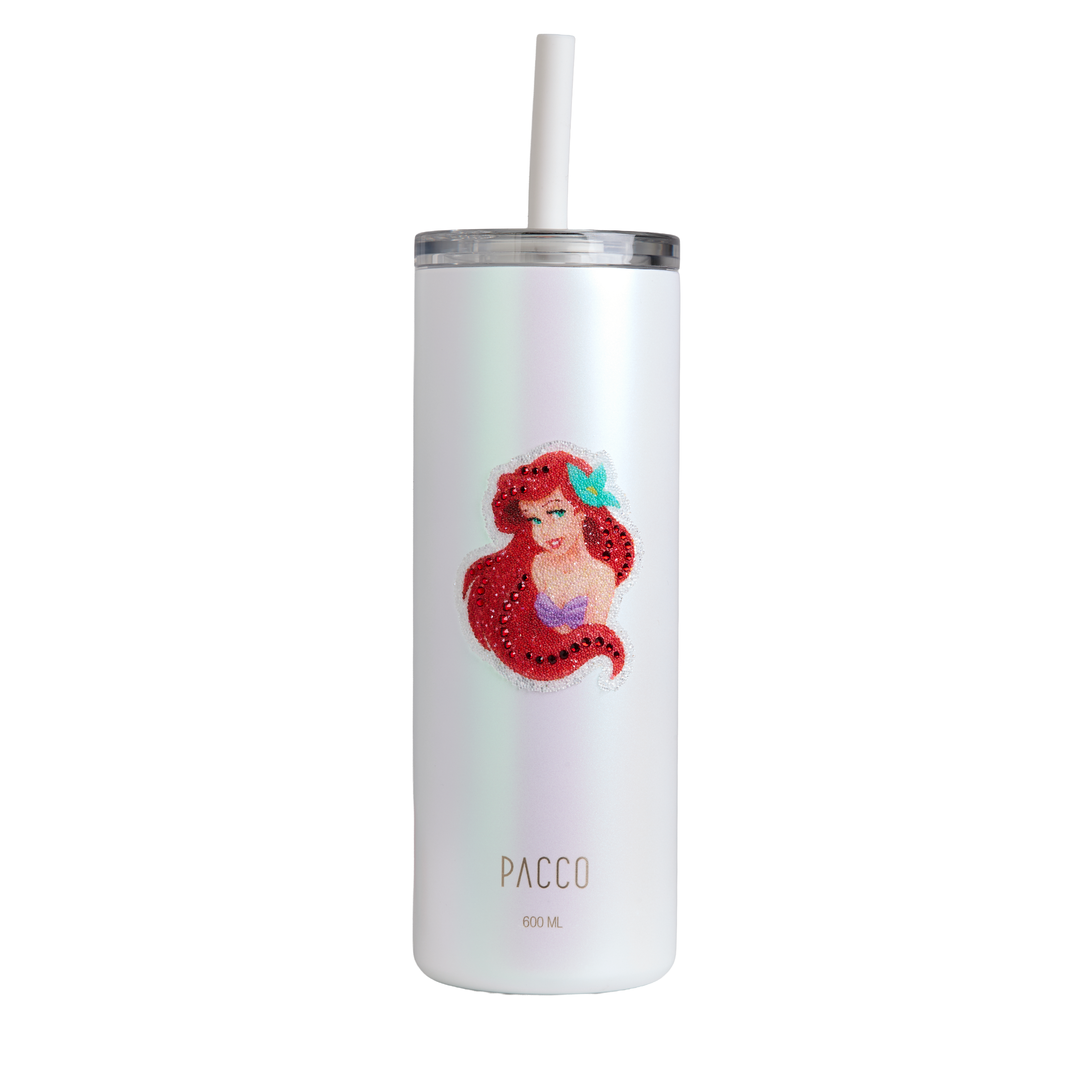 Copo Térmico Slim Cup com Canudo Disney Swarovski