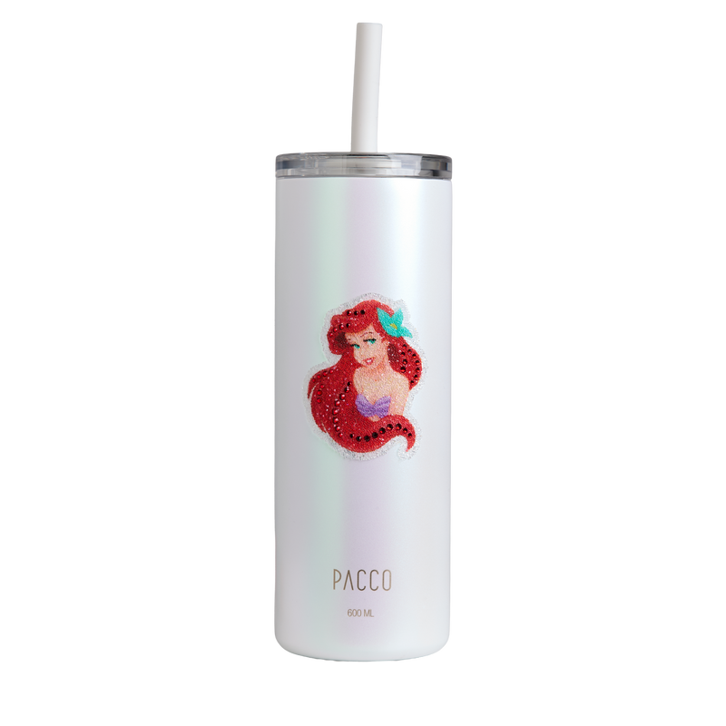 Copo Térmico Slim Cup com Canudo Disney Swarovski