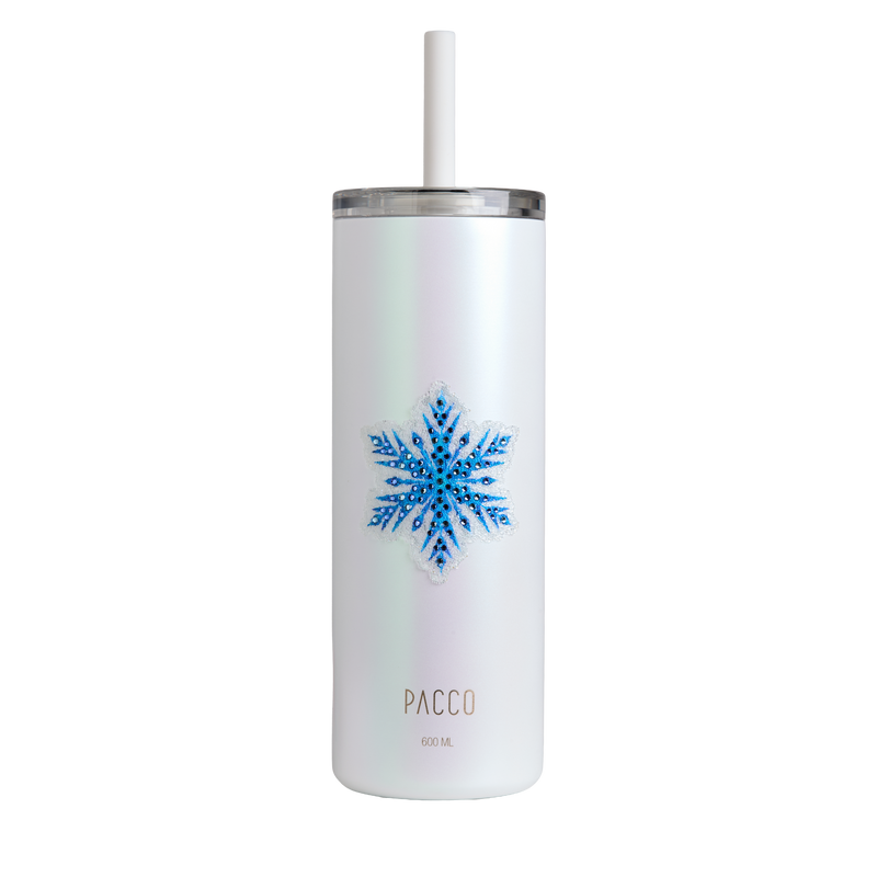 Copo Térmico Slim Cup com Canudo Disney Swarovski