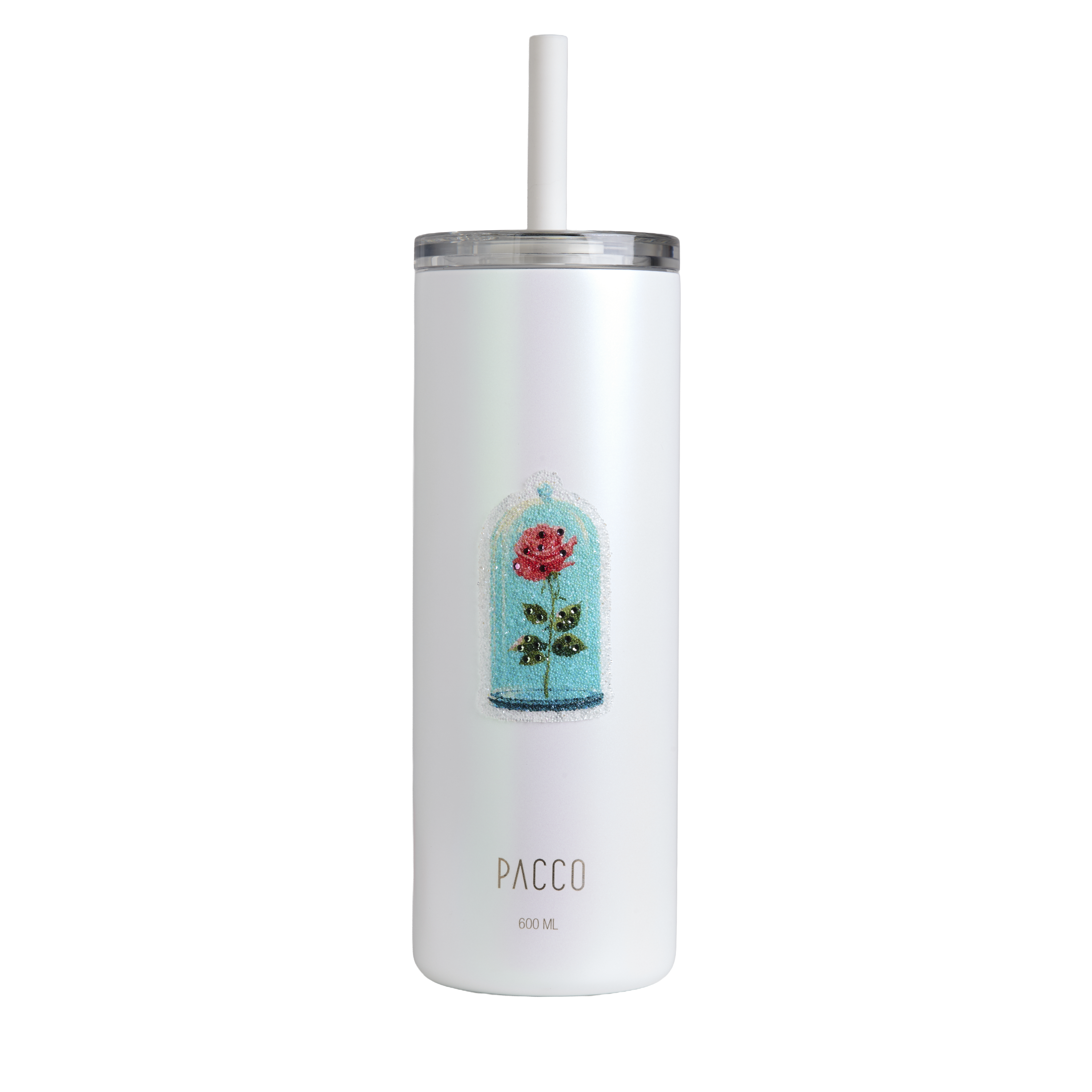 Copo Térmico Slim Cup com Canudo Disney Swarovski