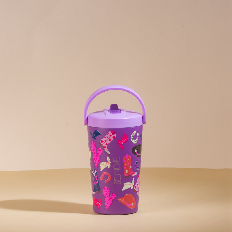 Copo Térmico SuperCup Mini Estampado 410ml