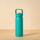 Hydra Duo - Garrafa Térmica Hydra V2 Turquesa 500ml e Tampa Duo Turquesa