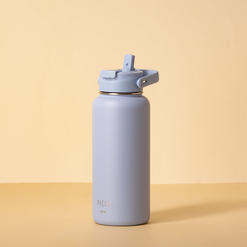 Hydra Duo - Garrafa Térmica Hydra V2 Lavanda 950ml e Tampa Duo Lavanda