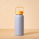 Hydra Duo - Garrafa Térmica Hydra V2 Lavanda 950ml e Tampa Duo Yellow Crush