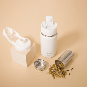 Tumbler - Hydra 350ml + Kit infusor Branco