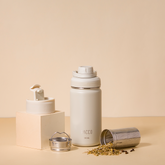 Tumbler - Hydra 350ml + Kit infusor Creme