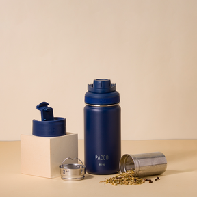 Tumbler - Hydra 350ml + Kit infusor Marinho