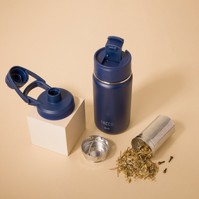 Tumbler - Hydra 350ml + Kit infusor Marinho