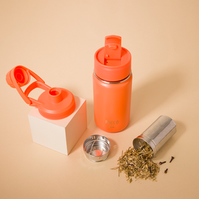 Tumbler - Hydra 350ml + Kit infusor Orange