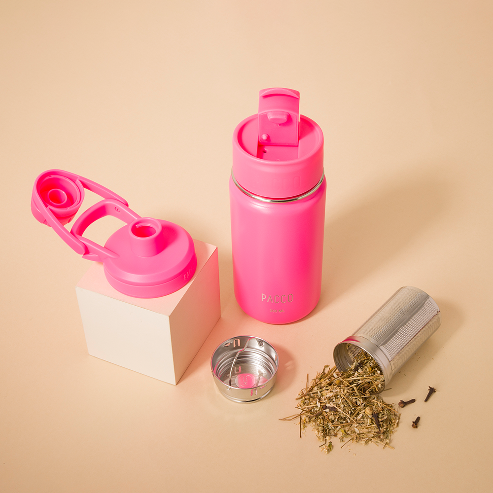 Tumbler - Hydra 350ml + Kit infusor Pink