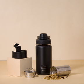 Tumbler - Hydra 350ml + Kit infusor Preta