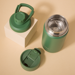 Tumbler - Hydra 350ml + Kit infusor Verde Militar