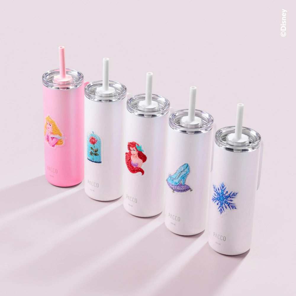 Copo Térmico Slim Cup com Canudo Disney Swarovski