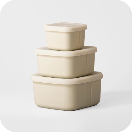 RECIPIENTES DE SILICONE