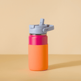 Kit Garrafa Térmica Hydra V2 350ml Fúcsia com Tampa Duo e Capa Regular