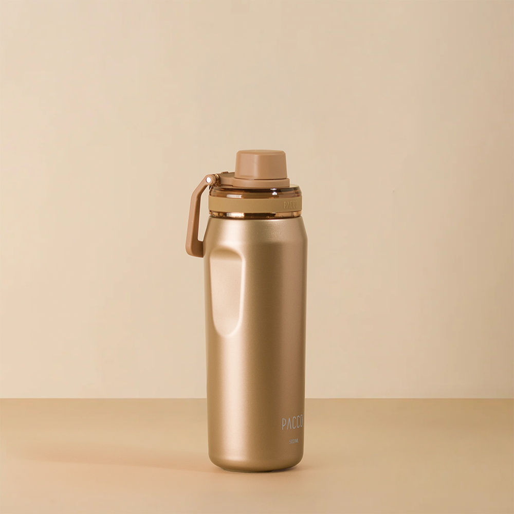 Garrafa Térmica Premium Vyta Gold Series 500ml